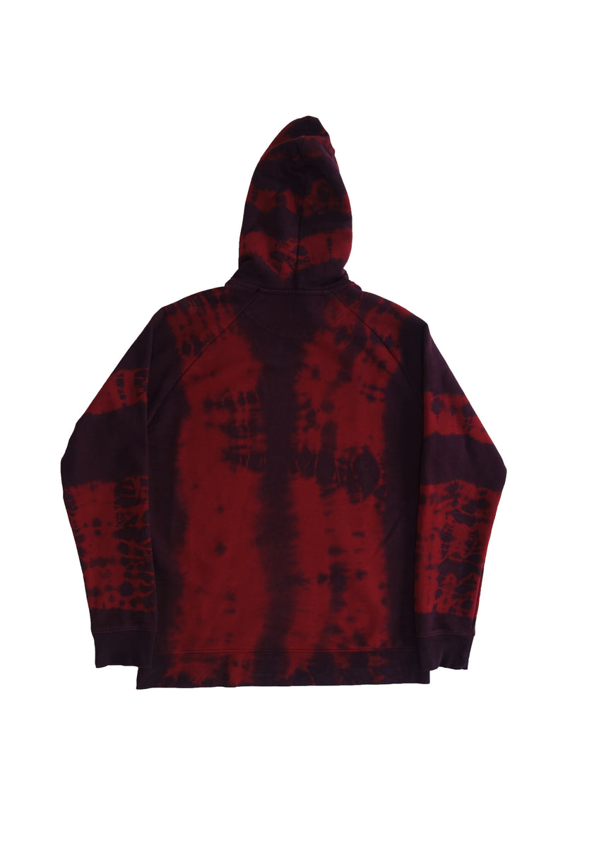 あや様【peate】EHC tie-dye sweat(burgundy) BURGUNDYTIEDYEHOODBACK_1200x12